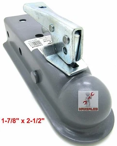 1-7/8" x 2-1/2" Coupler Tongue Trailer Hitch Ball Coupler Fits 1-7/8" Hitch Ball - Bild 1 von 2
