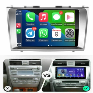 8" Android 9.1 Car Stereo Radio Carplay GPS Navi 2 DIN for 2008-11 Toyota Camry - Picture 1 of 12