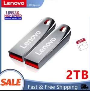 LENOVO Chiavetta Memoria USB Pendrive Alta Velocità 128GB-256GB-512GB-1TB-2TB - Bild 1 von 15