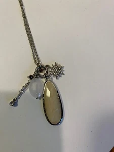 Neu! Bancroft lange Kette Tory Stein Anhänger Charm Halskette, Stichfixierung - Bild 1 von 4