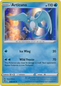 Holo Articuno 036/195 Holo Rare Silver Tempest Pokemon TCG - Picture 1 of 1
