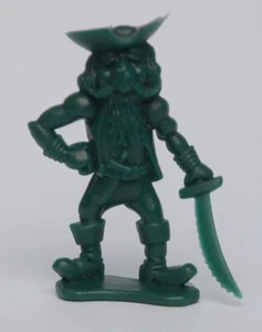CRAZY PIRATES - SIR SWASHBUCKLER - Dark Green - R&L Cereal Toy - 1971 - Nabisco - Picture 1 of 6