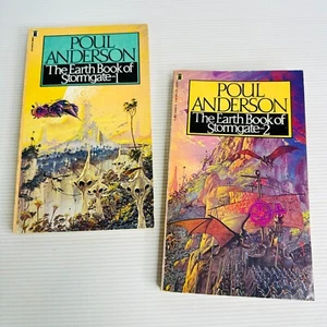 The Earth Book of Stormgate 1 +2 By Poul Anderson Vintage Sci-Fi Science Fiction - Picture 1 of 8
