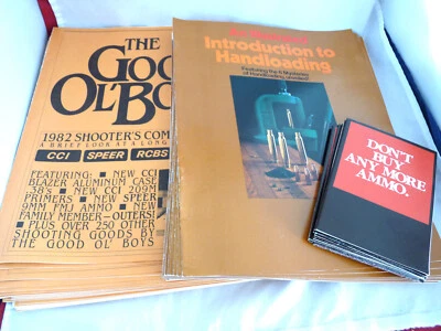 lot RCBS CCI Speer Outers Reloading Equipment Catalog booklet brochure 1982 - Image 1 of 4