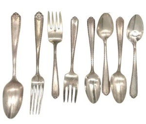 1940s "Lady Hilton" by Westmorland Silverware Set of 8 - Picture 1 of 7