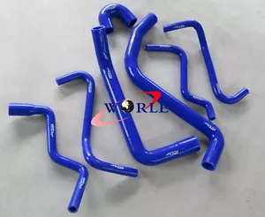 For HOLDEN Commodore VY VT VX VU WH V6 3.8L Silicone Radiator Hose BLUE - Picture 1 of 5