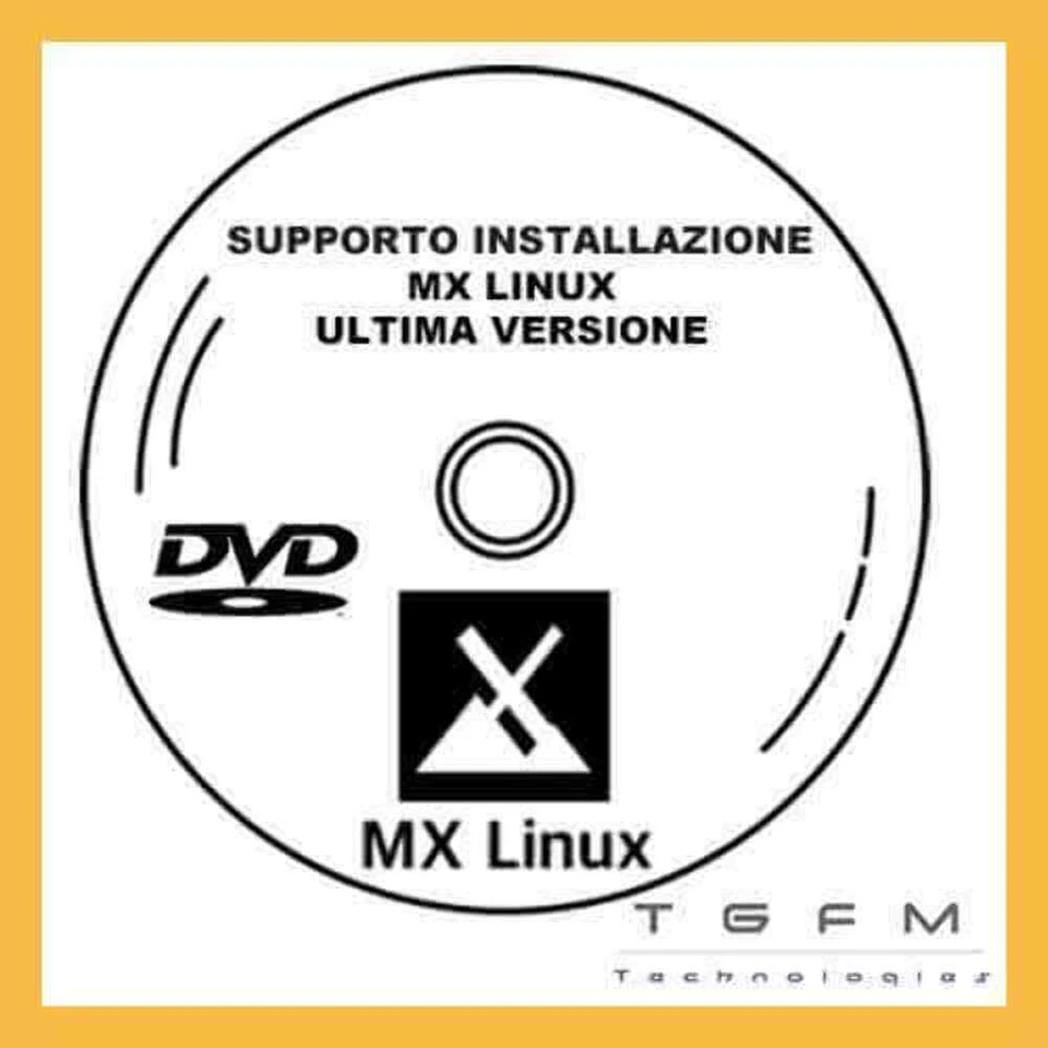 DVD Disco avviabile installazione MX Linux 32-64 bit ultima versione - Immagine 1 di 1
