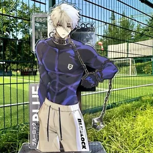 BLUE LOCK Nagi Seishiro decorazione scrivania acrilico insegna in piedi cosplay regalo fine - Foto 1 di 2