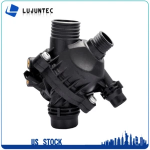 For BMW 128i 135i 328i 335i 3.0L 2008 2009 2010 Engine Coolant Thermostat - Picture 1 of 12