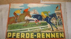 altes Würfelspiel "Das Pferde Rennen "ca 1960 - Bild 1 von 5