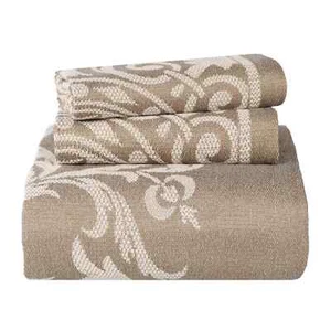 Bohemian Jacquard Textured Medallion with Matching Bedspread & Pillow Shams Set - Picture 1 of 45