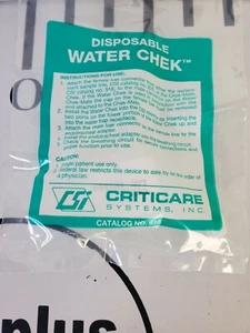 Criticare Disposable Water Chek Water Trap for Poet IQ Monitor - 618 - Picture 1 of 4