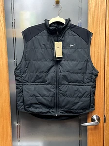 Women's Nike FB7537 Synthetic Fill Therma Sleeveless Quilted Running Vest size L - Picture 1 of 3