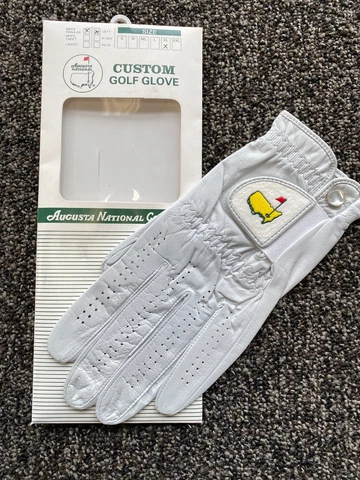 1997 Masters Custom Golf Glove Men's XL Leather New in Package Tiger Woods Cover