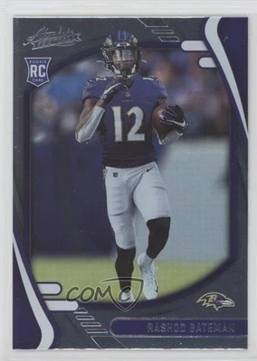 2021 Panini Absolute Rookies Rashod Bateman #113 Rookie RC - Image 1 of 3