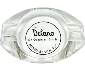 Vintage 5 Sterne The Delano Hotel Miami Beach Glas Aschenbecher - Bild 1 von 7
