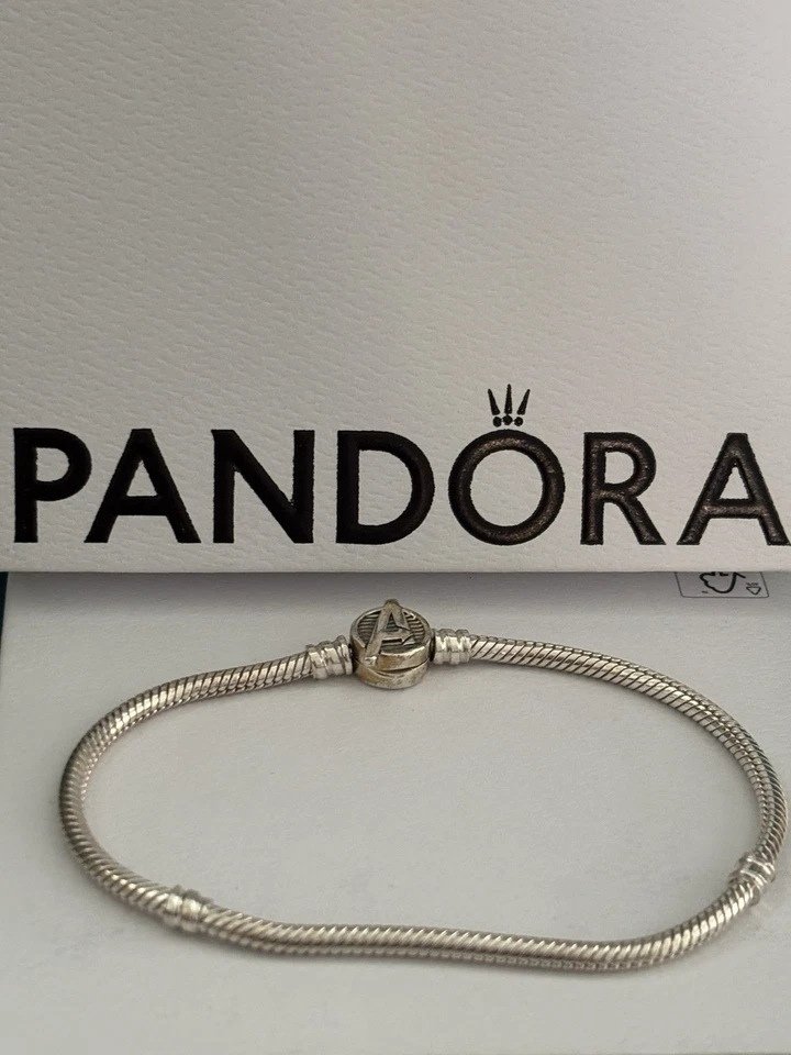 Pandora Marvel Avengers Clasp Snake Chain Bracelet 21cm - Image 1 of 1