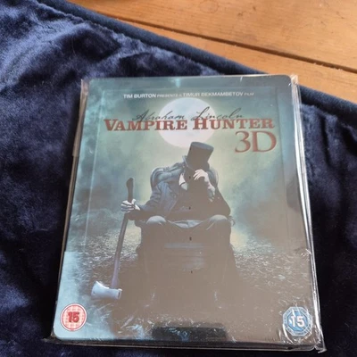 Abraham Lincoln Vampire Hunter 3D Steelbook BLU RAY NEW & SEALED - Image 1 of 4