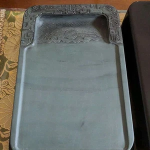 Pietra inchiostro Cina 22 x 15 cm Suzuri Sumi Grinder Calligrafia Shodo Shuji Strumento - Foto 1 di 12