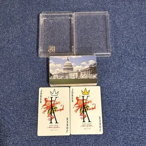 NU-VUE Souvenir Playing Cards w/Case Washington DC 52 x 2 Jokers - Picture 1 of 4