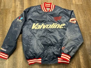 Chaqueta de bombardero vintage Valvoline Racing Mark Martin NASCAR talla mediana nailon - Imagen 1 de 9