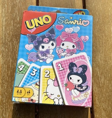 Sanrio Hello Kitty Uno Card Game- 2-10 Players Ages 7+ NEW - Image 1 of 2