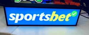 SportsBet Logo - LED Light up Wall Sign / Wall Art - Picture 1 of 3
