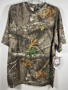 Scent Blocker Men's Large Realtree Edge Camo Hunting T-Shirt - NEW - Picture 1 of 12