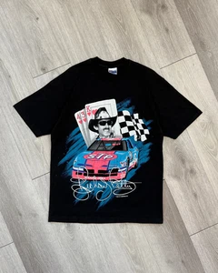 Vintage 1992 Richard Petty STP NASCAR Single Stitch Men's Black T-Shirt Size XL - Bild 1 von 7