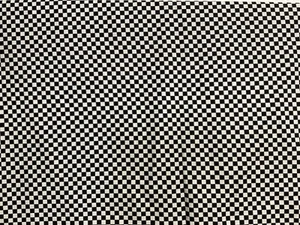 RARO VIP Cranston Mary Engelbreit 2002 tela a cuadros blanco negro, 50” X 44” - Imagen 1 de 3