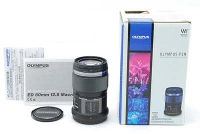 [Almost Unused] OLYMPUS M.Zuiko Digital ED 60mm f2.8 MSC Macro Lens From JAPAN - Image 1 of 4