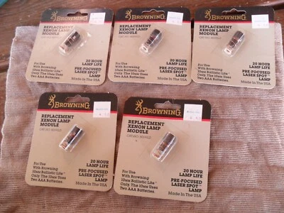 LOTE DE 5 módulos de lámpara de xenón de repuesto Browning - CAT. NO. 80191LD Foto 1 de 4