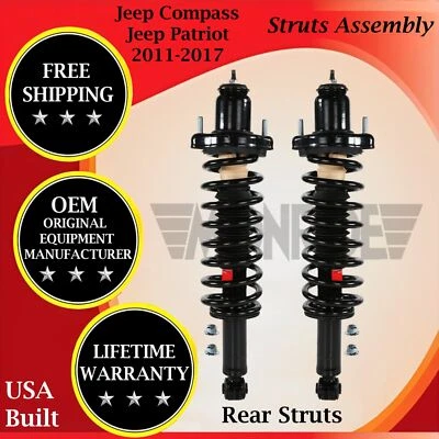 Puntales traseros Monroe OEM para Jeep Compass/Patriot 2011-2017 garantía de por vida Foto 1 de 4