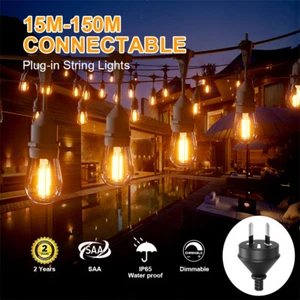 15-150M LED String Lights Festoon Dimmable Connectable Wedding Party Christmas - Picture 1 of 31
