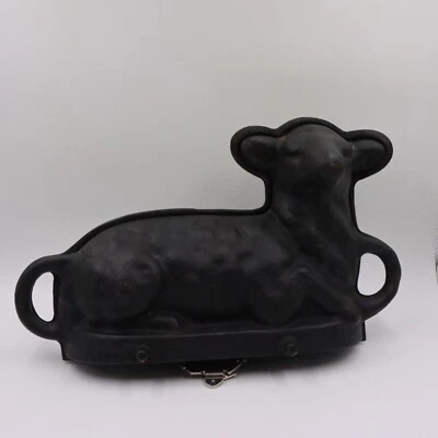 Antike massive Backform Lamm / Osterlamm aus Gusseisen #5,3kg - Bild 1 von 4