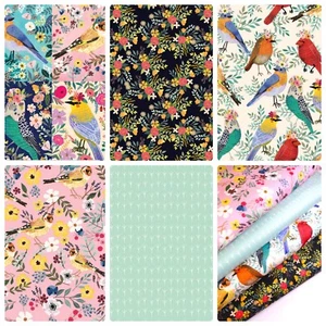 Birdie Collection by Blend Fabrics Bird Fabric Fat quarters Metres Bundles SALE - Picture 1 of 7