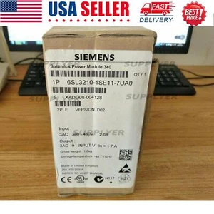 New Siemens 6SL3210-1SE11-7UA0 6SL32101SE117UA0 converter Power Module PM340 - Picture 1 of 2