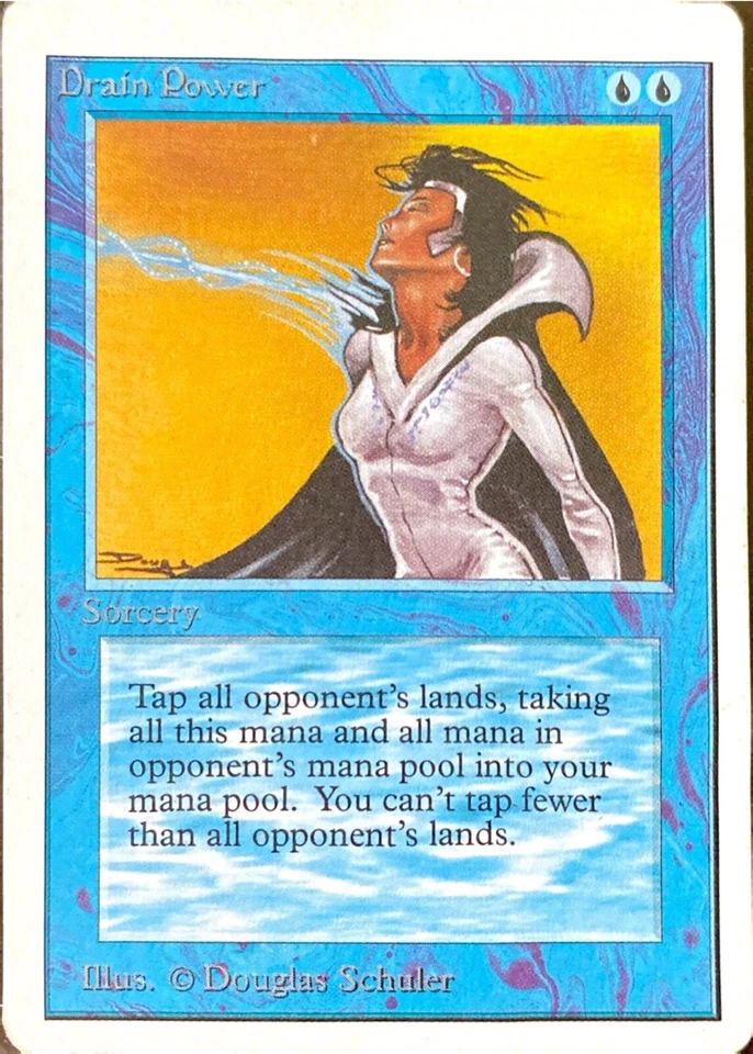 Magic the Gathering (MTG) Drain Power Unlimited Edition - Image 1 of 1