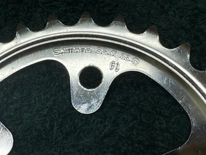 Chainring Shimano Rare Gleaming Show Chrome Steel Alloy 30 T 74mm NEW - Picture 1 of 4