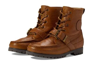 POLO RALPH LAUREN Herren Mode Freizeit LEDERSTIEFEL, Polo Hellbraun, GRÖSSE 8,5D US - Bild 1 von 6