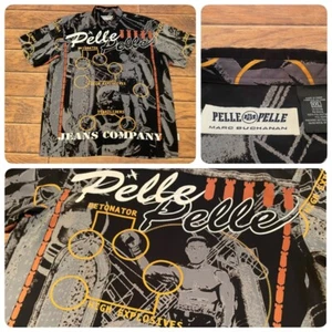 VTG Y2K Pelle Pelle Marc Buchanan Ali Boxing Hip Hop Hawaiian Shirt 2XL Mint! - Picture 1 of 11