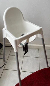 IKEA ANTILOP Kinderhochstuhl mit Sitzgurt, Babystuhl,weiß,*NEU* - Bild 1 von 3