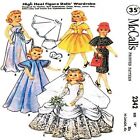 21" Doll Clothes Pattern McCall's 2342 For Cindy, Toni, Junior Miss & More