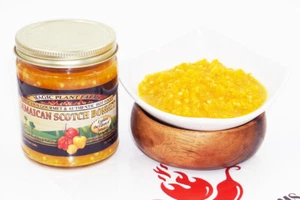 Scotch Bonnet Köstlicher Pfefferbrei/Paste in einem 9-Unzen-Glas - Sie müssen es ausprobieren!!! - Bild 1 von 5