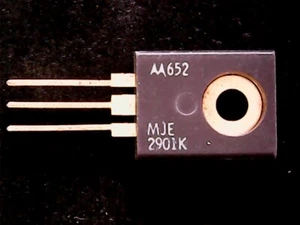 MJE2901K (Gold) - Motorola PNP Power Transistor (TO-127) GENUINE VINTAGE MJE2901 - Picture 1 of 3