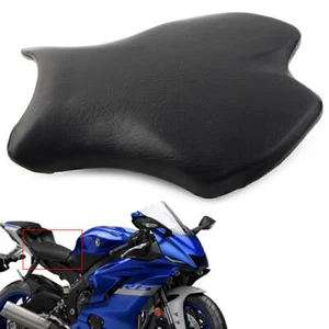 Motorcycle Black Front Driver Seat Rider Cushion Pillow Fit Yamaha YZFR6 2017-22 - Picture 1 of 10