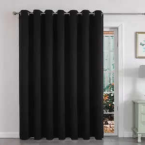 Curtains for Sliding Glass Doors, Blackout Curtains 100 X 84 Inches, Extra Wide - Picture 1 of 8