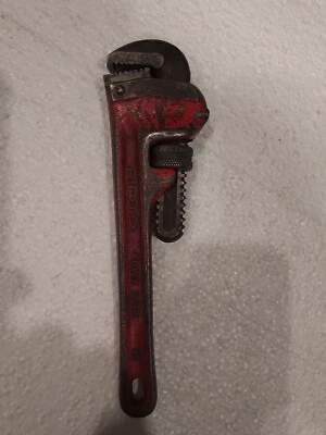 Ridgid 8" Pipe Wrench Heavy Duty Steel Made in USA - Image 1 of 4