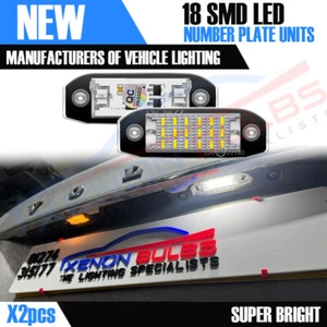 2x 18 LED NUMBER PLATE WHITE UNITS VOLVO C30 C70 S40 XC60 XC70 V70 XC90 2006+ - Picture 1 of 7