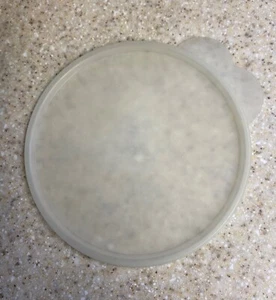 TUPPERWARE Cereal Bowl Lid - Approx 6 3/8" - 2541A Sheer Vintage Lid - Picture 1 of 4